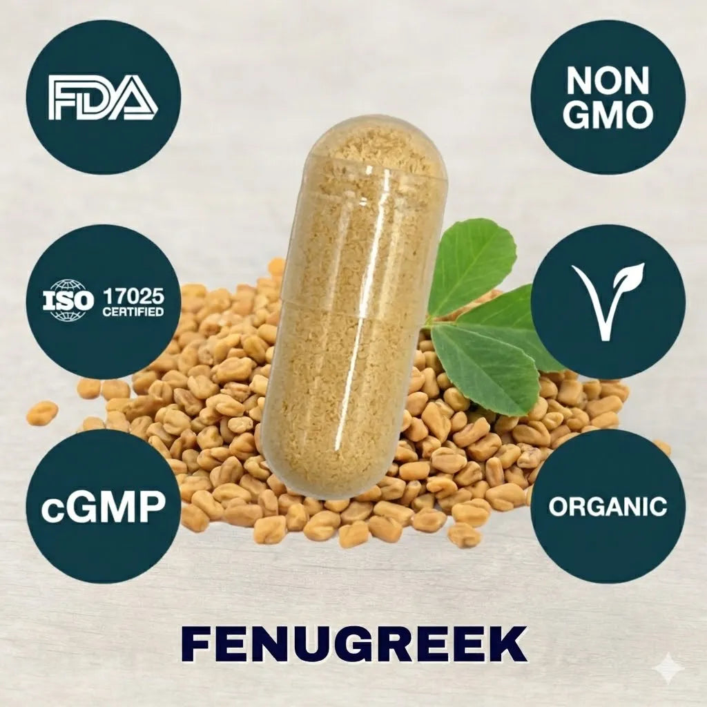 fenugreek supplement capsule for testosterone support