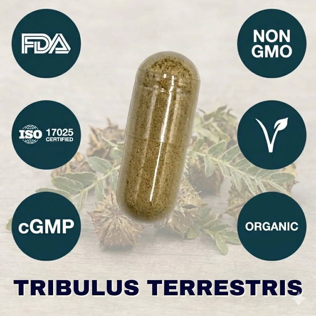 tribulus terrestris supplement capsule for male vitality