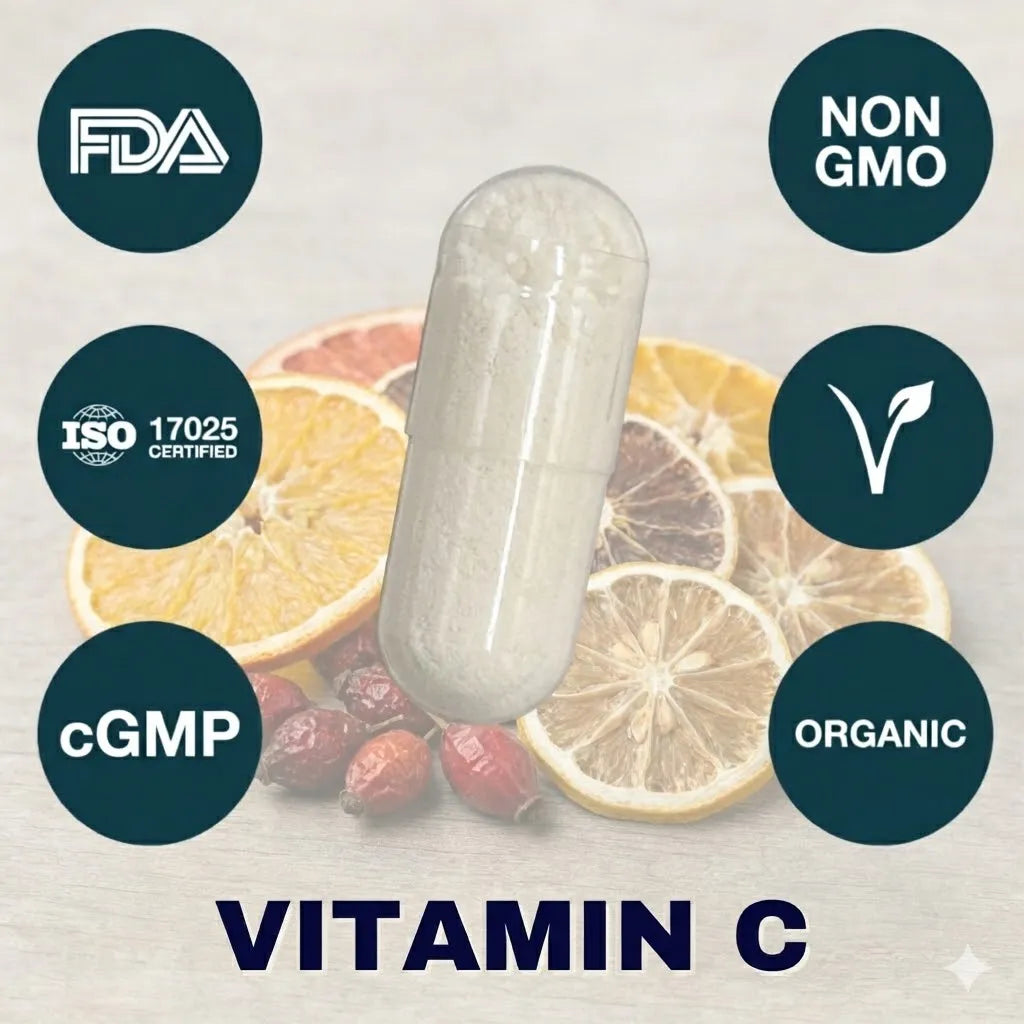 vitamin c supplement capsule for adrenal health